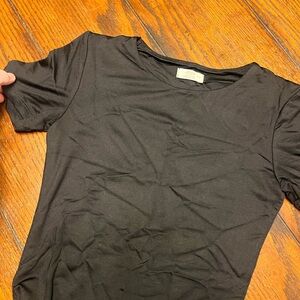 Ardene Black Short Sleeve Bodysuit